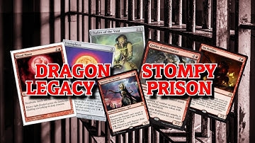 "Hazoret, in Legacy?" DRAGON STOMPY - MONORED PRISON - MTGO GAMEPLAY