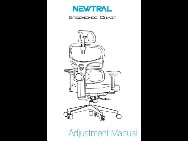 NEWTRAL NT002 Ergonomic Chair Adaptive Lower Back Support with