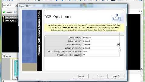 export a DXF file with outlined objects using FAB 3000.