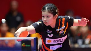 松島美空 vs 木村香純 TBESTGAME 京都カグヤライズ vs トップおとめピンポンズ名古屋 ノジマTリーグ2024-2025 2024年9月8日 KBSホール 第3G【卓球 Tリーグ公式】