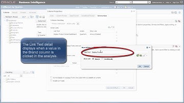 Adding Interactivity to Analyses Using Oracle BI EE