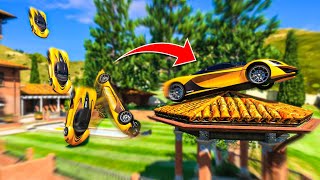 I Landed a CRAZY Car Flip STUNT In GTA 5!