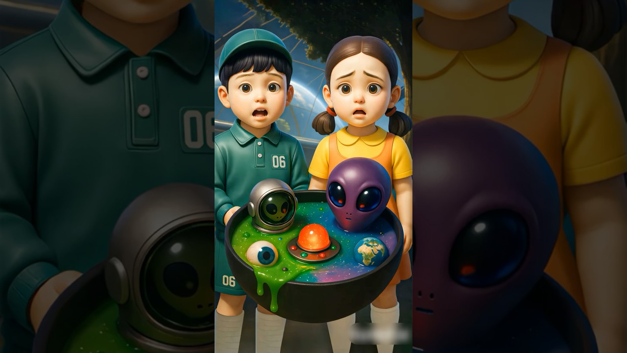 Squid Game AI Edible Slime ASMR #squidgame #squidgame2 #ai #asmr #funny #asmr #slime #cute #cutebaby