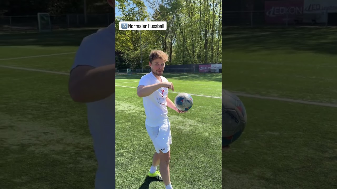 Mit jedem Schuss wird der Ball leichter Challenge 🪶⚽️ #fussball #fussballer #challenge #torschuss