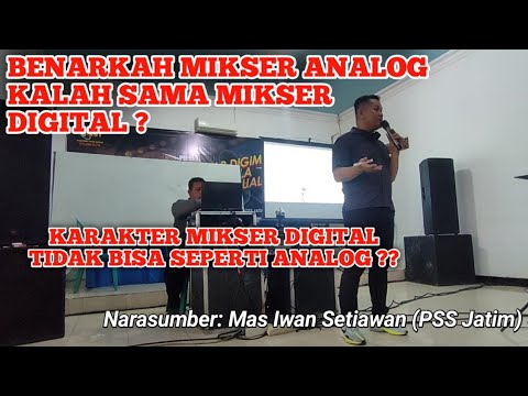 Video: Apa perbedaan antara mixer digital dan analog?