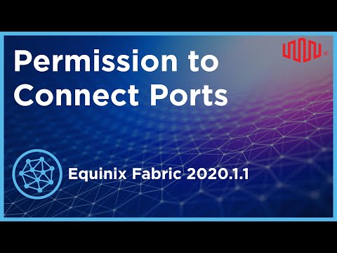 Set User Permissions to Connect Between Your Ports on Equinix Fabric 2020.1.1
