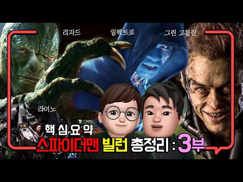 리자드, 그린 <strong>고블린</strong>, 일렉트로,  라이노 편 [줄거리 알려줌 확장판] 영화 스파이더맨 노웨이홈 관람 전