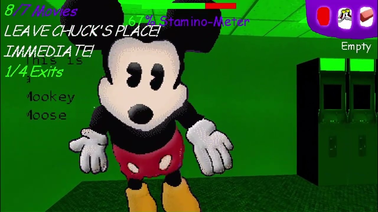 Chuck E. Cheese's Basics in Food and Entertainment | Baldi Basics Mod V1.4.3