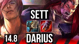 SETT vs DARIUS (TOP) | 7 solo kills, 11/3/10 | KR Master | 14.8