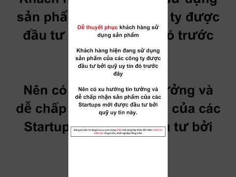 Chỉ mất vài phút để nhà đầu tư quyết định có nên tiếp tục dành thời gian cho Startup của bạn