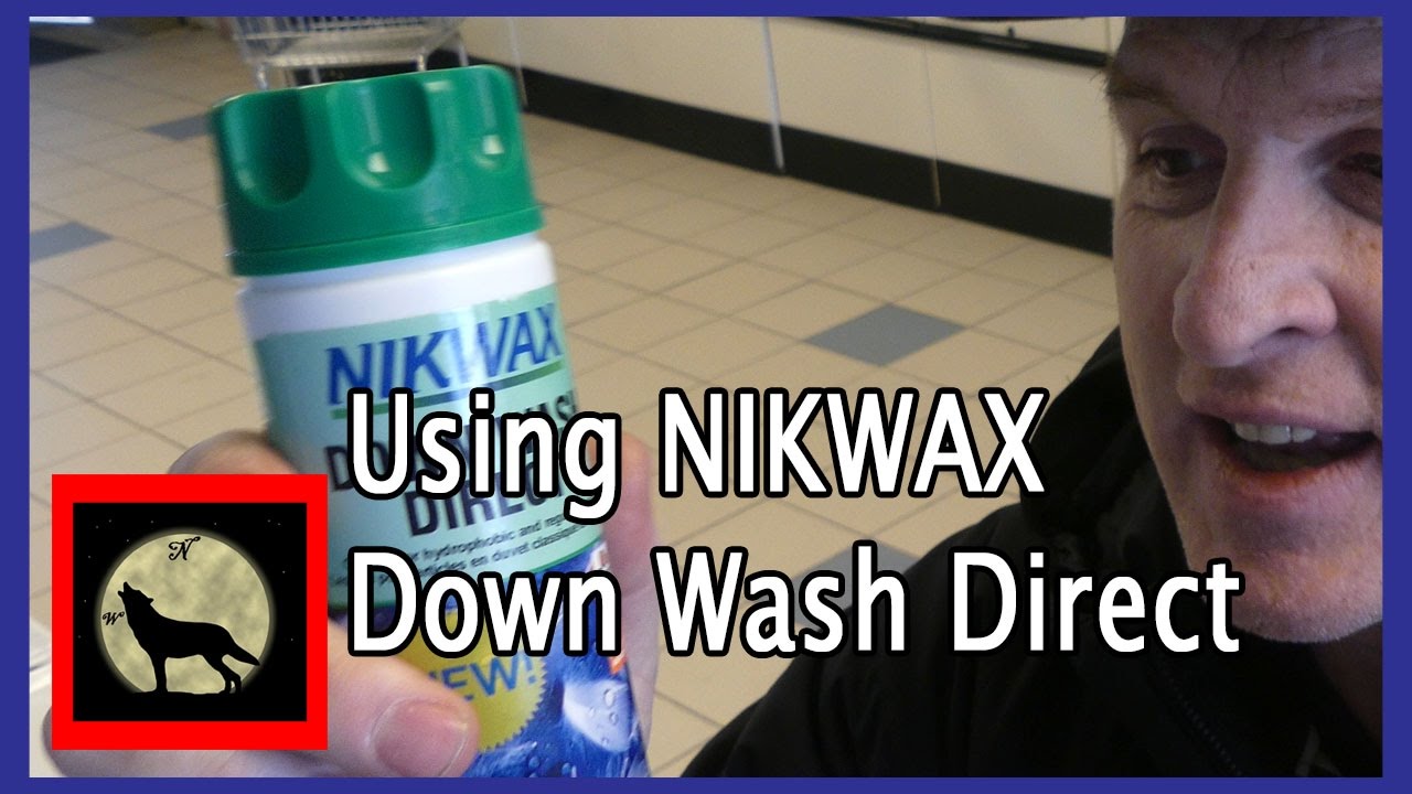 Using NIKWAX Down Wash Direct to clean down backpacking gear 