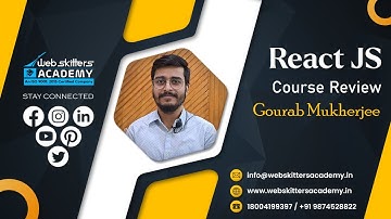 React JS Course Review | Webskitters Academy – Gourab Mukherjee