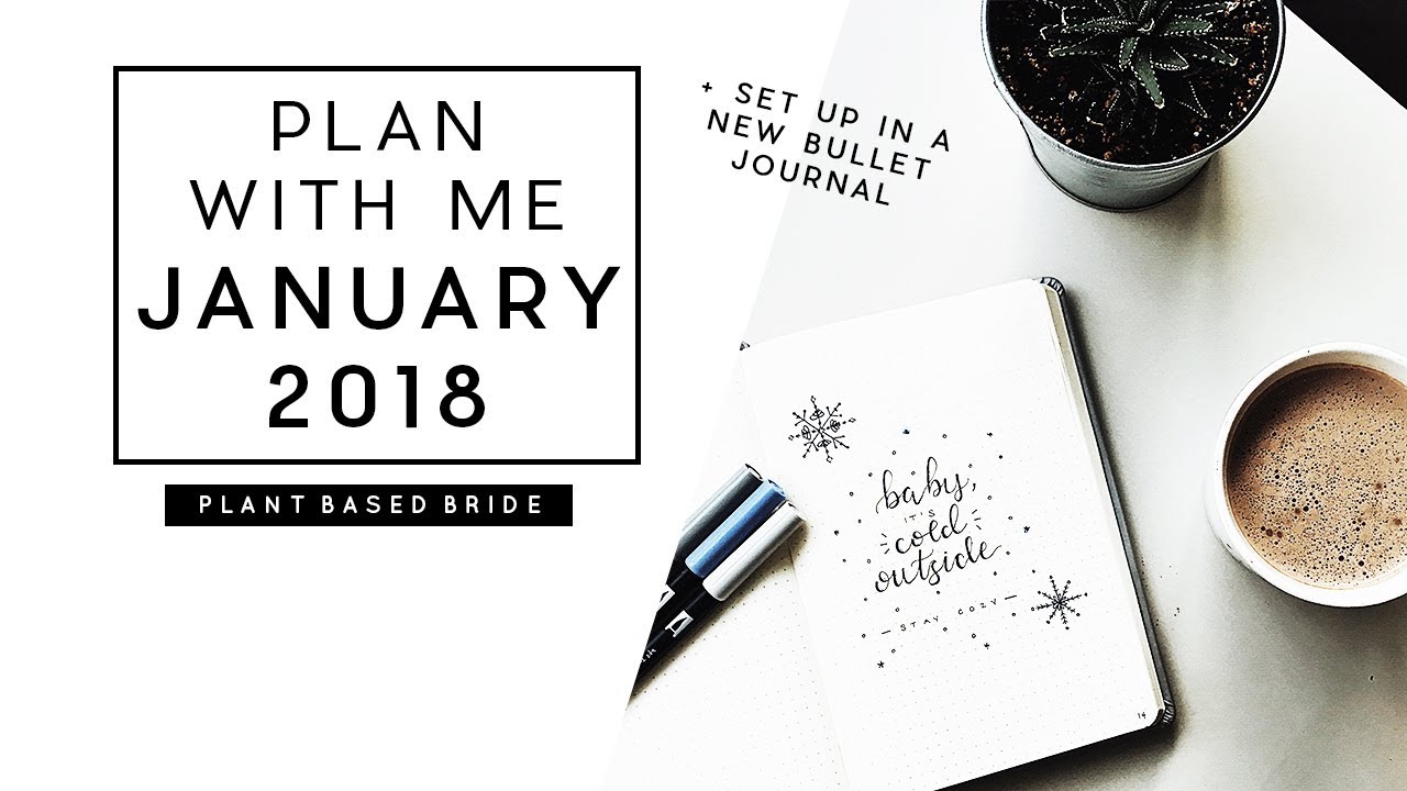 NEW Bullet Journal Set Up 2018  Migrating Into My New BuJo! — Plant Based  Bride