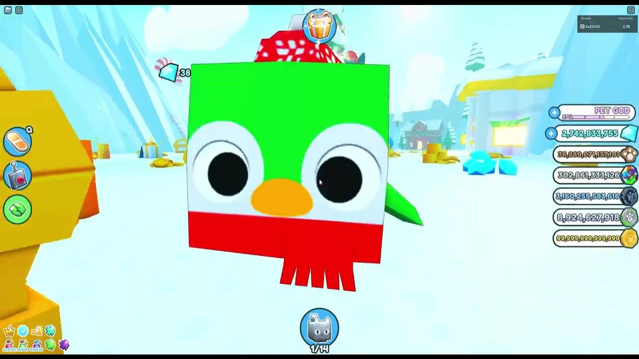Roblox Pet Simulator X Showcasing new huge Jolly Penguin YouTube