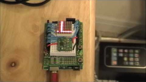 8x8 LED Matrix Scroll Test