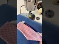 Simple way to sew hidden stitches on a pocket flap #sewingdaily #ussewtips #sewinghacks