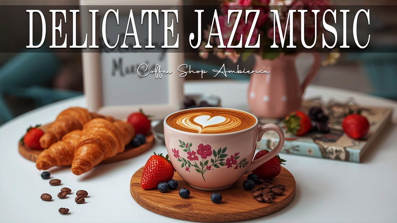Delicate Jazz Music ☕ Bossa Nova instrumental for Studying, Working ...