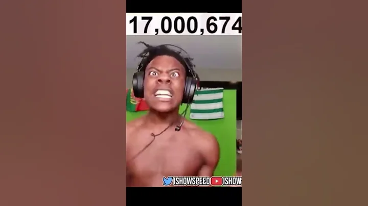 Ishowspeed hit 17 mil and dives into the camera