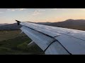 Gorgeous sunset landing in Missoula, MT on a Delta A319.