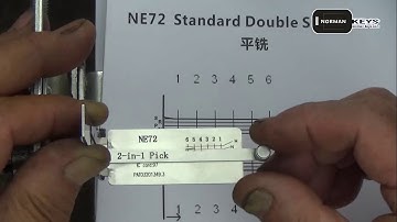 Demo operation video of Lishi tool NE72  2-in-1 Auto Pick and Decoder