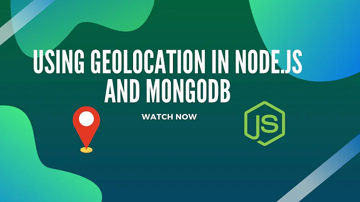 Using geolocation in node.js and mongoDB