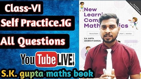 Chapter-1 Knowing Our Numbers || Self Practice- 1.G|| New Learning Composite Mathematics Class-6