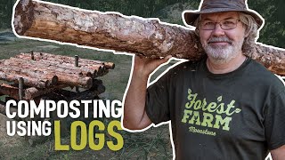 How To Make Compost : Garden Composting and LOG Compost Heap