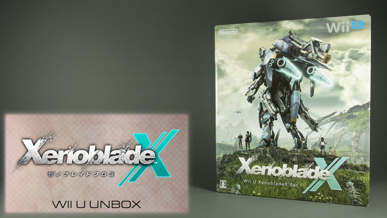 WIIU] Wii U Xenoblade X Set unboxing - YouTube