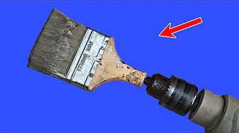Put a paintbrush on a drill and you will be amazed at the results! Basic tips for creating