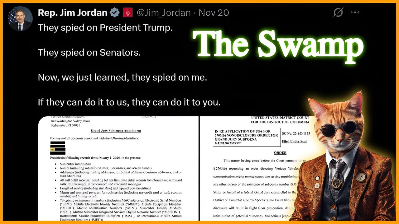 BOMBSHELL: Biden DOJ Secretly SPIED on Jim Jordan's Phone for 28 Months Over 2020 Election