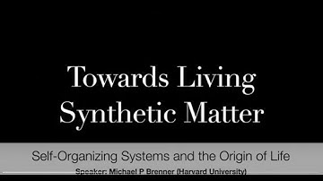 Towards Living Synthetic Matter - Michael P. Brenner
