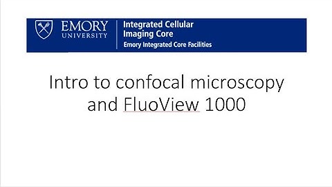 Fluoview-1000 virtual training