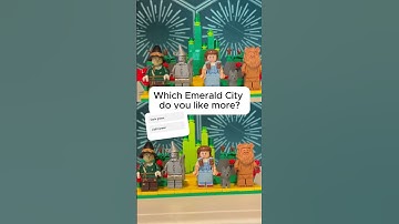 Which Emerald City do you think is best? #lego #wizardofoz #wicked