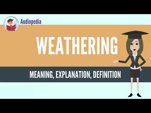What Is WEATHERING? WEATHERING Definition & Meaning