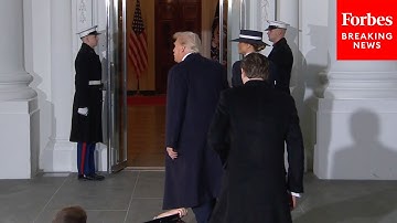 BREAKING NEWS: Donald, Melania, And Barron Trump Return To The White House As The First Family