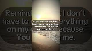 You Don't Have to Carry It Alone 🙏 #prayer #faith #peace