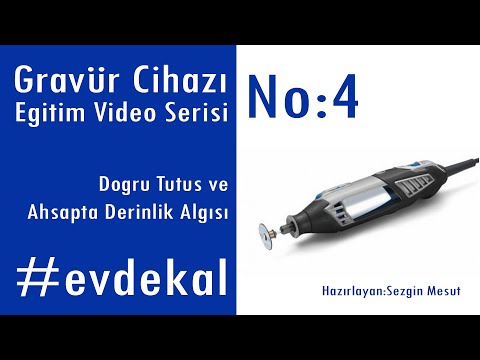 Doğru Tutuş Ve Ahşapta Derinlik Algısı (Gravür Cihazı Eğitim Serisi 4) #evdekal