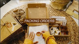Starting my own business | How I pack orders | Indonesia | Rustic packaging ✨