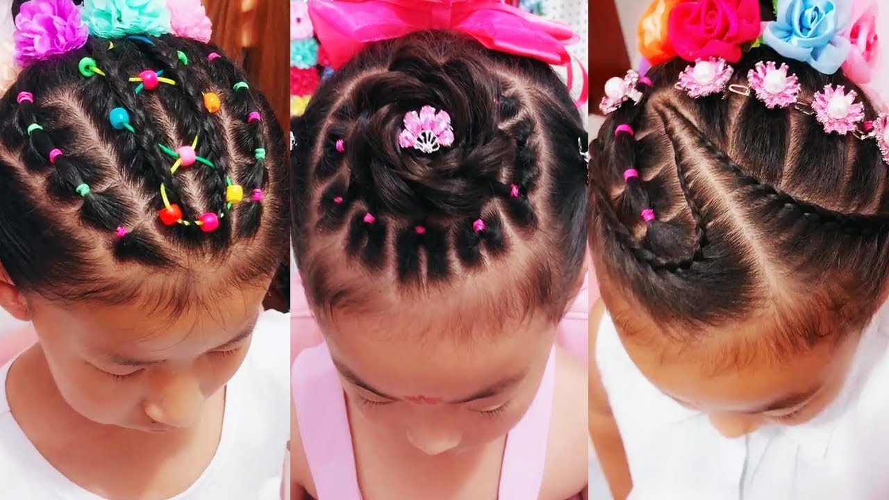 Easy Braid Hair For Little Girls Kids Braid Hairstyles Tutorial Beautiful Hairstyles Part 24