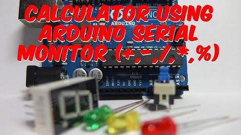 Calculator Using Arduino Serial Monitor (+,-,/,*,%) #arduino #calculator #SerialMonitor #arithemetic