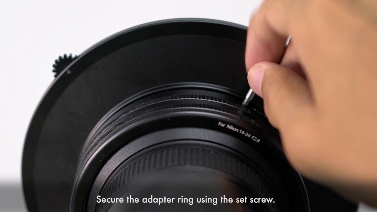 NiSi NIP-FH150-S5-EN-N19 S5 150mm Filter Holder Compatible with Nikon PC 19mm F//4E ED Lens