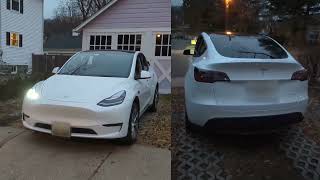 Into The Unknown! Tesla Model Y Light Show