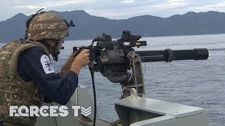 On Board HMS Argyll While It Practises Air And Sea Battles | Forces TV