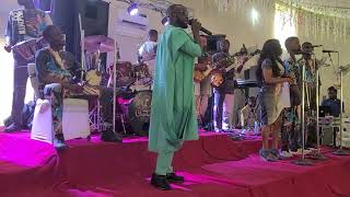 Moment of eccentric performance by Tope Olajengbesi at CHIEF OLABISI BENJAMIN ADEGUNLE final burial