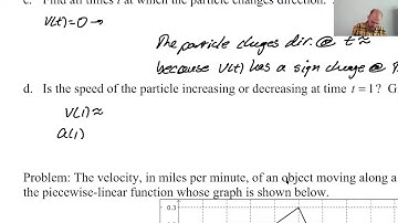 Motion and Antiderivatives, pg 2, pt 1