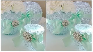 DIY | BLING AND GLAM BABY SHOWER | INEXPENSIVE DIY | TIFFANY INSPIRED