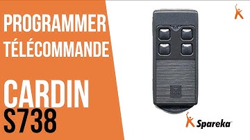Comment programmer sa télécommande de portail Cardin S738 TX4 ?