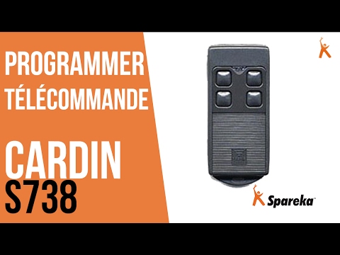 Comment programmer sa télécommande de portail Cardin S738 TX4 ?