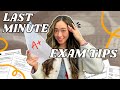 Last minute exam tips to save your grades stop crying from stress bestie 