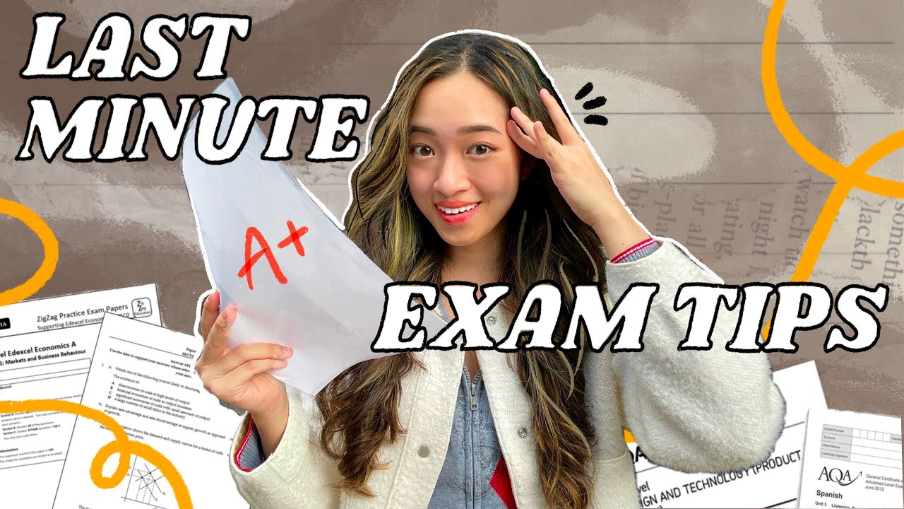 LAST MINUTE EXAM TIPS to SAVE YOUR GRADES (stop crying from stress bestie) πͺ